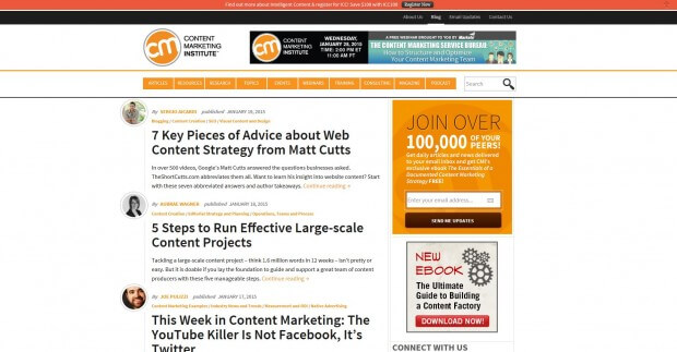 content marketing institute